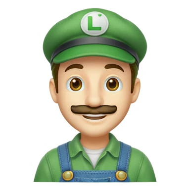 Luigi from Mario Bros sticker