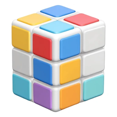 A web page for rubics cube events management platform sticker