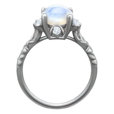 moonstone engagement ring sticker