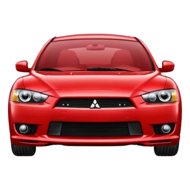 Mitsubishi car sticker