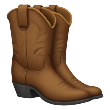 Western boot sticker