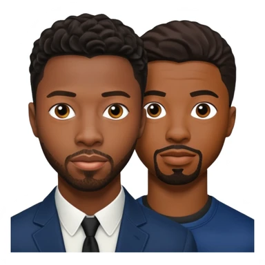 Chadwick boseman and Michael b Jordan together sticker