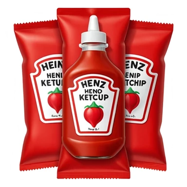 Heinz Ketchup Sachets 10ml sticker