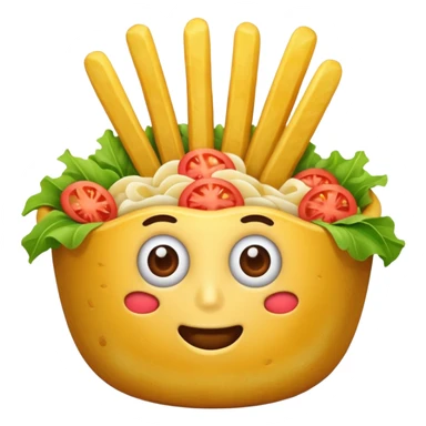 Generar papas fritas sticker