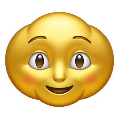 create a golden gold emoji  the most attractive any one or all of them ill choose it should be fully golden sticker
