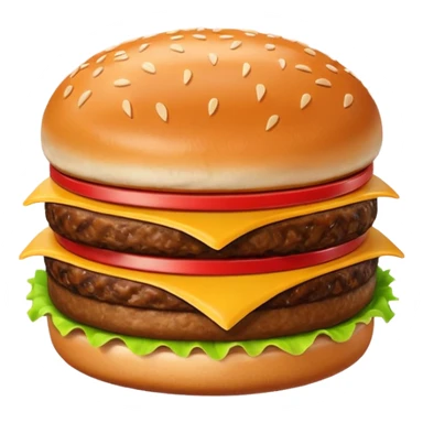 mcdonalds burger single patty sticker