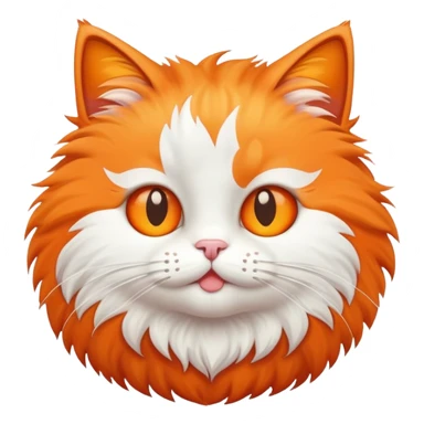 fake cartoon cat sticker
