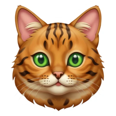 cute Bengal cat sticker