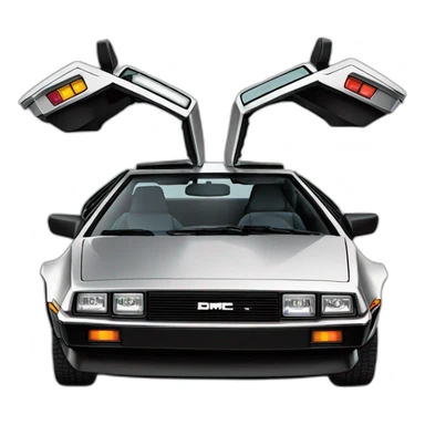 1981 delorean dmc 12 sticker