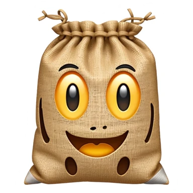 square sack of bag sticker