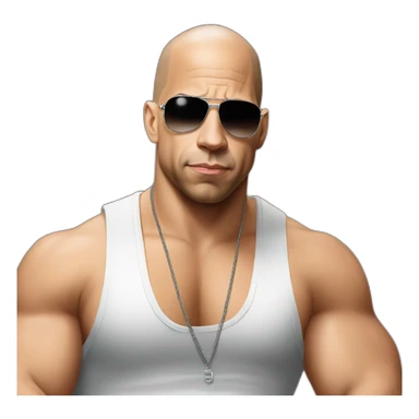 vin diesel with down syncrome sticker