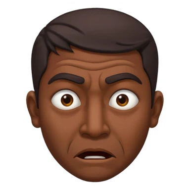 emoji of an Indian person being whipped sticker