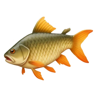 carp fish sticker