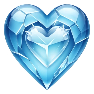 Corazón congelado sticker