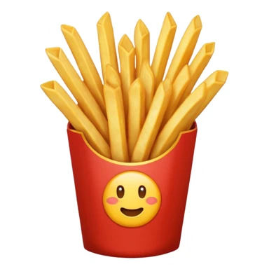 delfin co je frytki sticker