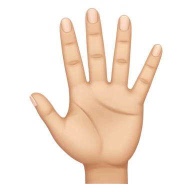 Yvl hand sign only 3 fingers up including thunb sticker