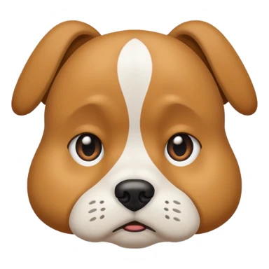 Dog nodding in disappointment sticker