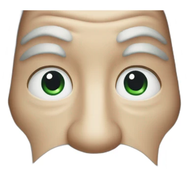 gandalf with winking right eye sticker