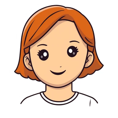 Beautiful girl with smiling eyes sticker