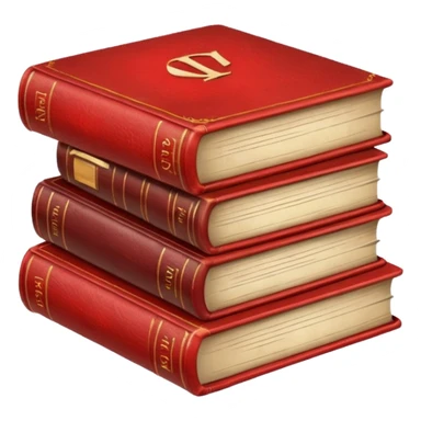 read books in red letters sticker