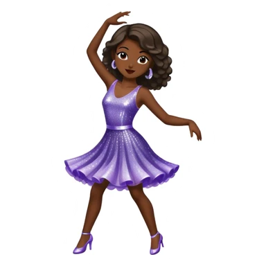 dancing girl in the club  sticker