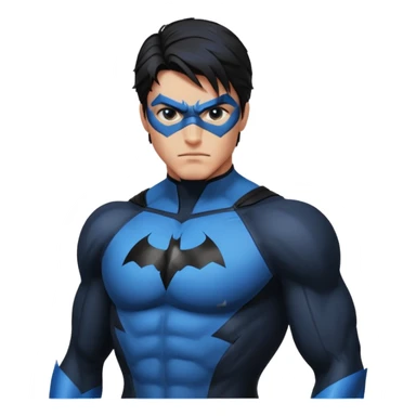 nightwing analyzing evidence sticker
