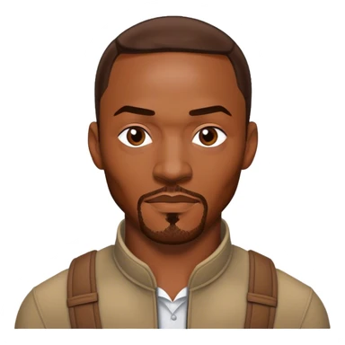 anthony mackie face sticker