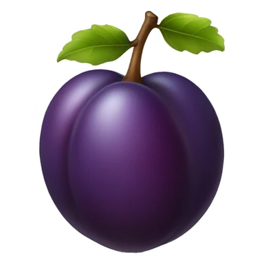 plum fruit sticker
