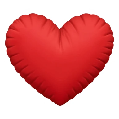 heart-shaped pillow sticker