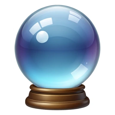 Crystal ball sticker