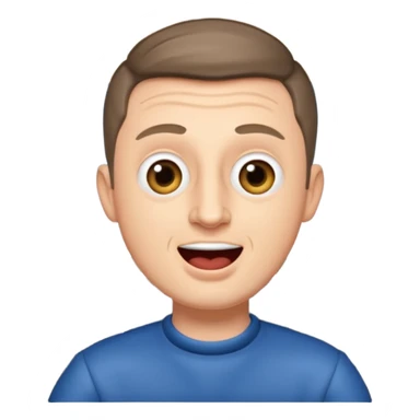 Tim Robinson singing in a car sticker