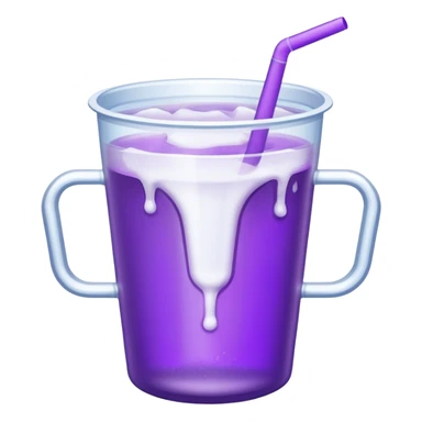 white double cup with purple drink inside  sticker