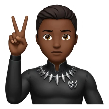 Wakanda forever hand sign 🙅 sticker