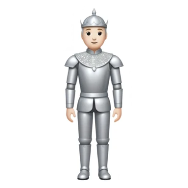 Tin Man from The Wizard of Oz with silver sequin outfit sticker