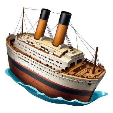 the wreck of the titanic sticker