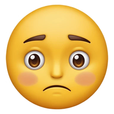 Disappointed like a regular emoji  sticker