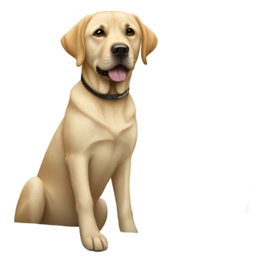Labrador in a Mercedes  sticker