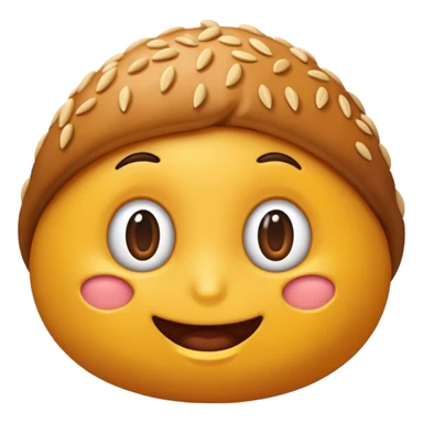 Una manciata di semi di sesamo sticker