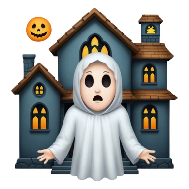 Creepy October 1st with ghosts sticker