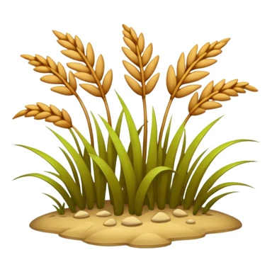 Khaki Grass sticker