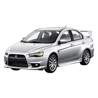 mitsubishi lancer sticker