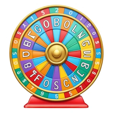   wheel of fortune game board sticker