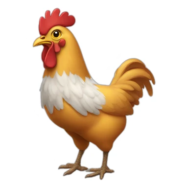noob chicken sticker