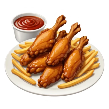 Wing stop meal  sticker