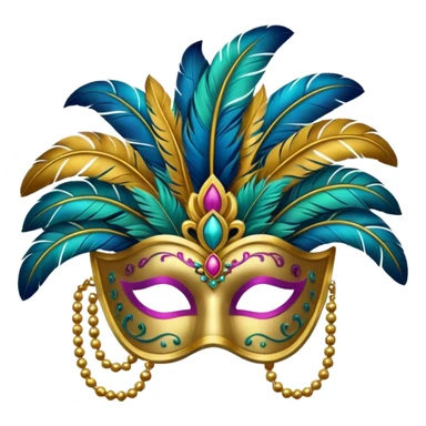Carnival Mask sticker