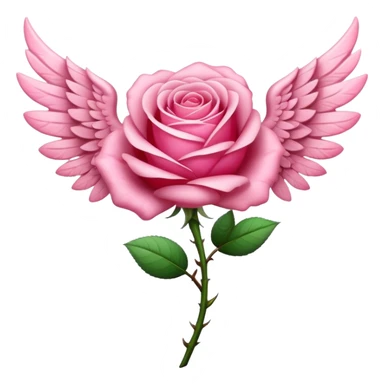 Dauphin rose avec des ailes sticker