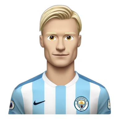 Erling haaland Manchester city sticker