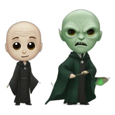 Harry potter vs Voldemort sticker