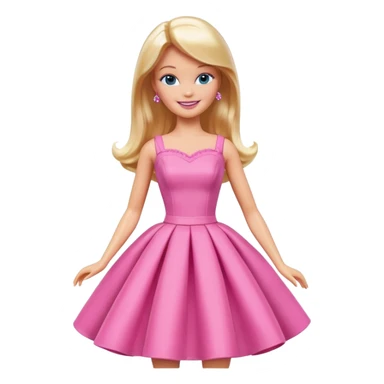 barbie toy sticker