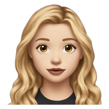 chloë grace moretz wearing tee sticker